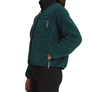 The North Face Women's Extreme Pile Full Zip Jacket Green, Excellent Condition